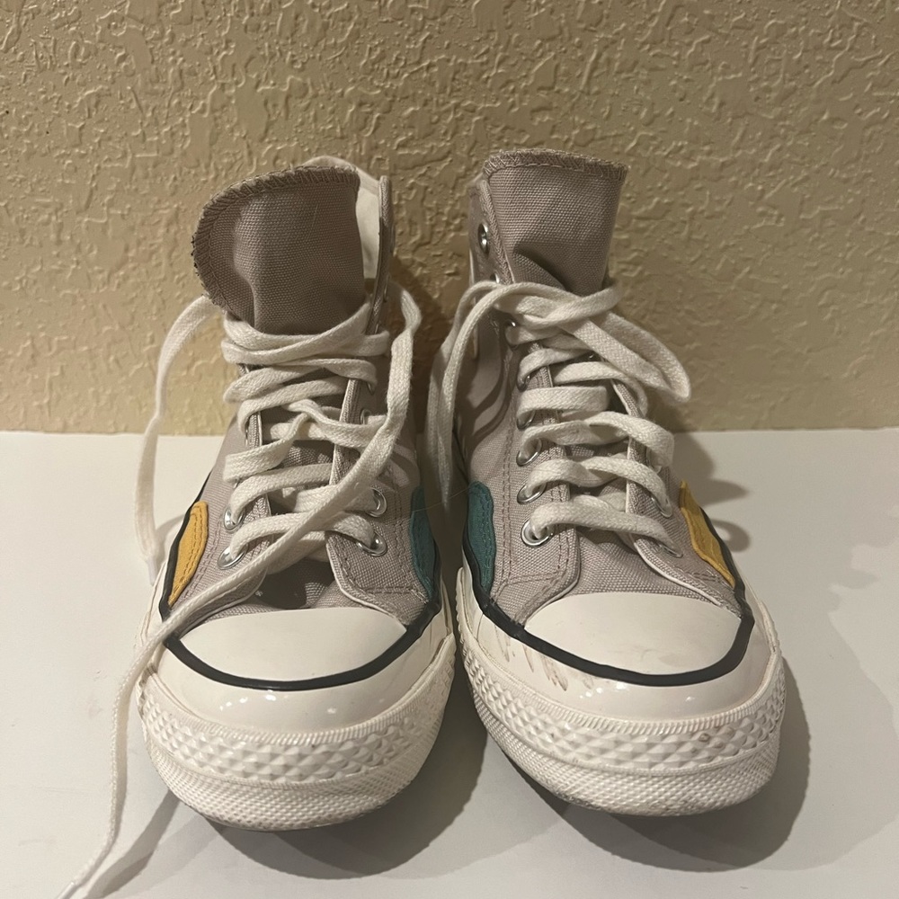Converse Ctas 70 High Shoes Men’s Size Gray Multi Canvas Sneakers Skate A05122C